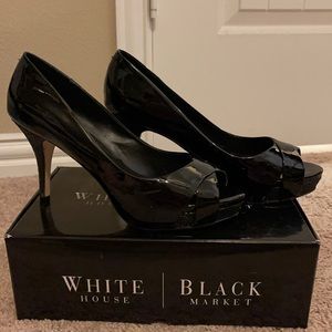 White House Black Market black platform heel